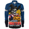 Sydney Roosters Long Sleeve Shirt Dark Moon Rugby Halloween Battle Edition