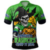Canberra Raiders Polo Shirt Dark Moon Rugby Halloween Battle Edition