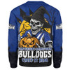 Canterbury-Bankstown Bulldogs Sweatshirt Dark Moon Rugby Halloween Battle Edition