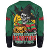 South Sydney Rabbitohs Sweatshirt Dark Moon Rugby Halloween Battle Edition