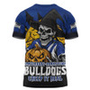 Canterbury-Bankstown Bulldogs T-Shirt Dark Moon Rugby Halloween Battle Edition