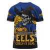 Parramatta Eels T-Shirt Dark Moon Rugby Halloween Battle Edition