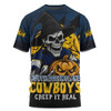 North Queensland Cowboys T-Shirt Dark Moon Rugby Halloween Battle Edition