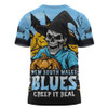 New South Wales Blues T-Shirt Dark Moon Rugby Halloween Battle Edition
