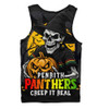 Penrith Panthers Men Singlet Dark Moon Rugby Halloween Battle Edition