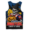 Sydney Roosters Men Singlet Dark Moon Rugby Halloween Battle Edition