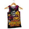 Brisbane Broncos Men Singlet Dark Moon Rugby Halloween Battle Edition