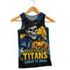 Gold Coast Titans Men Singlet Dark Moon Rugby Halloween Battle Edition
