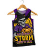 Melbourne Storm Men Singlet Dark Moon Rugby Halloween Battle Edition