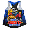 Newcastle Knights Women Racerback Singlet Dark Moon Rugby Halloween Battle Edition