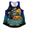 New Zealand Warriors Women Racerback Singlet Dark Moon Rugby Halloween Battle Edition New Zealand Warriors Women Racerback Singlet Dark Moon Rugby Halloween Battle Edition