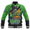 Canberra Raiders Baseball Jacket Dark Moon Rugby Halloween Battle Edition