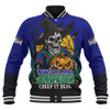 New Zealand Warriors Baseball Jacket Dark Moon Rugby Halloween Battle Edition