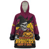 Brisbane Broncos Snug Hoodie Dark Moon Rugby Halloween Battle Edition