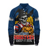 Sydney Roosters Long Sleeve Polo Shirt Dark Moon Rugby Halloween Battle Edition