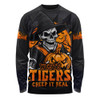 Wests Tigers Long Sleeve T-shirt Dark Moon Rugby Halloween Battle Edition