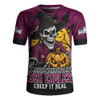 Manly Warringah Sea Eagles Rugby Jersey Dark Moon Rugby Halloween Battle Edition