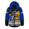 Canterbury-Bankstown Bulldogs Hooded Padded Jacket Dark Moon Rugby Halloween Battle Edition