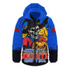 Newcastle Knights Hooded Padded Jacket Dark Moon Rugby Halloween Battle Edition