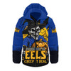 Parramatta Eels Hooded Padded Jacket Dark Moon Rugby Halloween Battle Edition Parramatta Eels Hooded Padded Jacket Dark Moon Rugby Halloween Battle Edition
