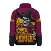 Brisbane Broncos Padded Jacket Dark Moon Rugby Halloween Battle Edition
