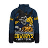 North Queensland Cowboys Padded Jacket Dark Moon Rugby Halloween Battle Edition