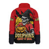 Redcliffe Dolphins Padded Jacket Dark Moon Rugby Halloween Battle Edition