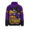 Melbourne Storm Padded Jacket Dark Moon Rugby Halloween Battle Edition