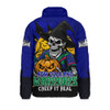 New Zealand Warriors Padded Jacket Dark Moon Rugby Halloween Battle Edition