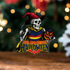 Adelaide Crows Wood Acrylic Ornament Wicked Halloween Skeleton Spirit