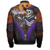 Fremantle Bomber Jacket Halloween Night Reaper Zipper Fremantle Bomber Jacket Halloween Night Reaper Zipper