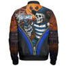Geelong Cats Bomber Jacket Halloween Night Reaper Zipper Geelong Cats Bomber Jacket Halloween Night Reaper Zipper