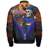 Western Bulldogs Bomber Jacket Halloween Night Reaper Zipper