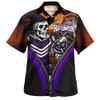 Fremantle Hawaiian Shirt Halloween Night Reaper Zipper Fremantle Hawaiian Shirt Halloween Night Reaper Zipper