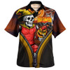 Gold Coast SUNS Hawaiian Shirt Halloween Night Reaper Zipper