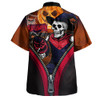 Melbourne Hawaiian Shirt Halloween Night Reaper Zipper Melbourne Hawaiian Shirt Halloween Night Reaper Zipper