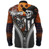 Collingwood Long Sleeve Shirt Halloween Night Reaper Zipper