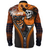 GWS GIANTS Long Sleeve Shirt Halloween Night Reaper Zipper