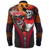 Sydney Swans Long Sleeve Shirt Halloween Night Reaper Zipper Sydney Swans Long Sleeve Shirt Halloween Night Reaper Zipper