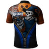 Carlton Polo Shirt Halloween Night Reaper Zipper