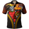 Gold Coast SUNS Polo Shirt Halloween Night Reaper Zipper