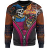 Brisbane Lions Sweatshirt Halloween Night Reaper Zipper