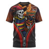 Adelaide Crows T-Shirt Halloween Night Reaper Zipper Adelaide Crows T-Shirt Halloween Night Reaper Zipper