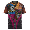 Brisbane Lions T-Shirt Halloween Night Reaper Zipper