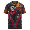 Melbourne T-Shirt Halloween Night Reaper Zipper