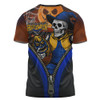 West Coast Eagles T-Shirt Halloween Night Reaper Zipper