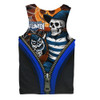 Geelong Cats Men Singlet Halloween Night Reaper Zipper Geelong Cats Men Singlet Halloween Night Reaper Zipper