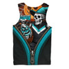 Port Adelaide Men Singlet Halloween Night Reaper Zipper