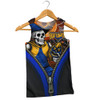 West Coast Eagles Men Singlet Halloween Night Reaper Zipper
