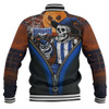 North Melbourne Baseball Jacket Halloween Night Reaper Zipper North Melbourne Baseball Jacket Halloween Night Reaper Zipper